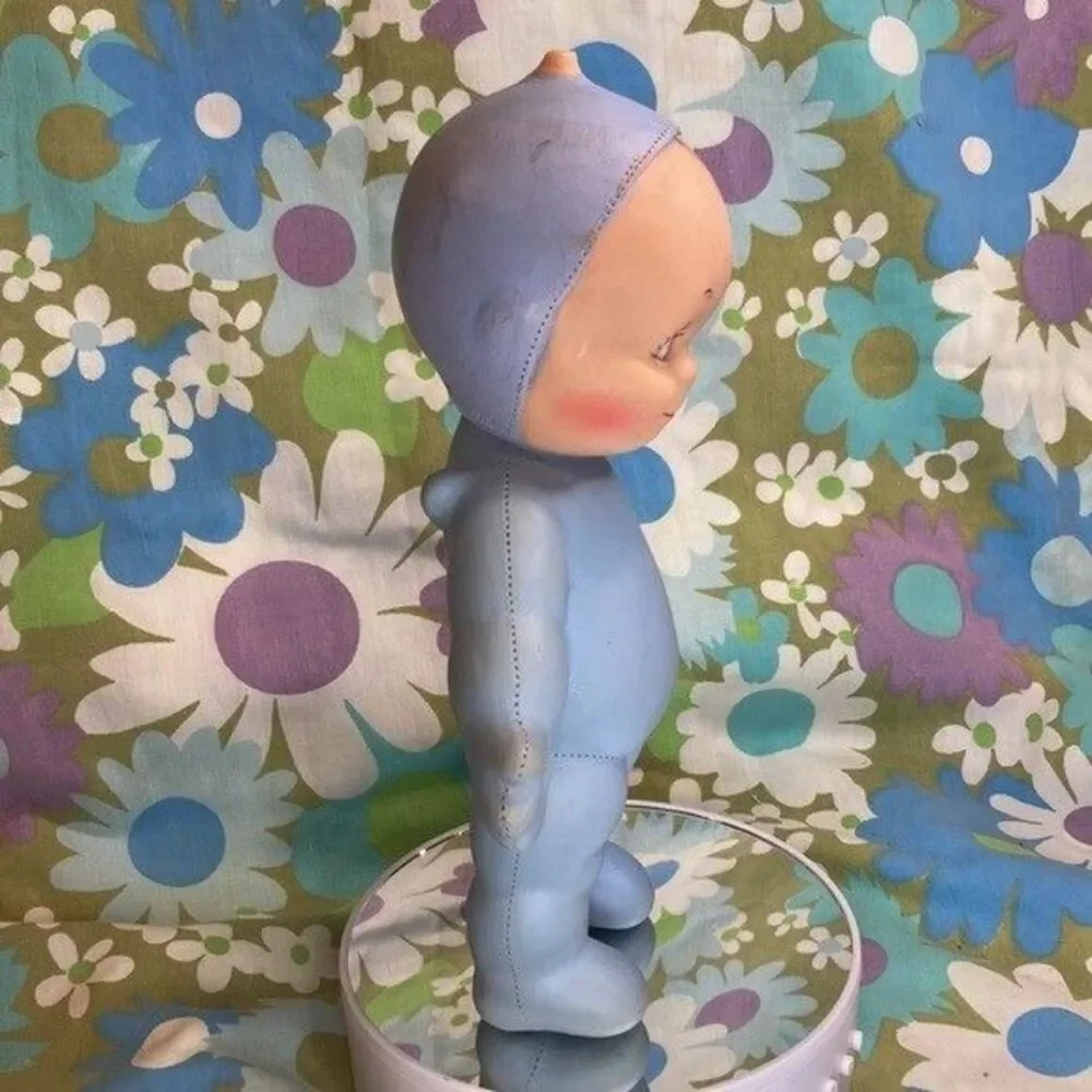 Vintage Kewpie doll, Ragsy Squeeze doll, Cameo doll 1963, squeeze toy, 9”